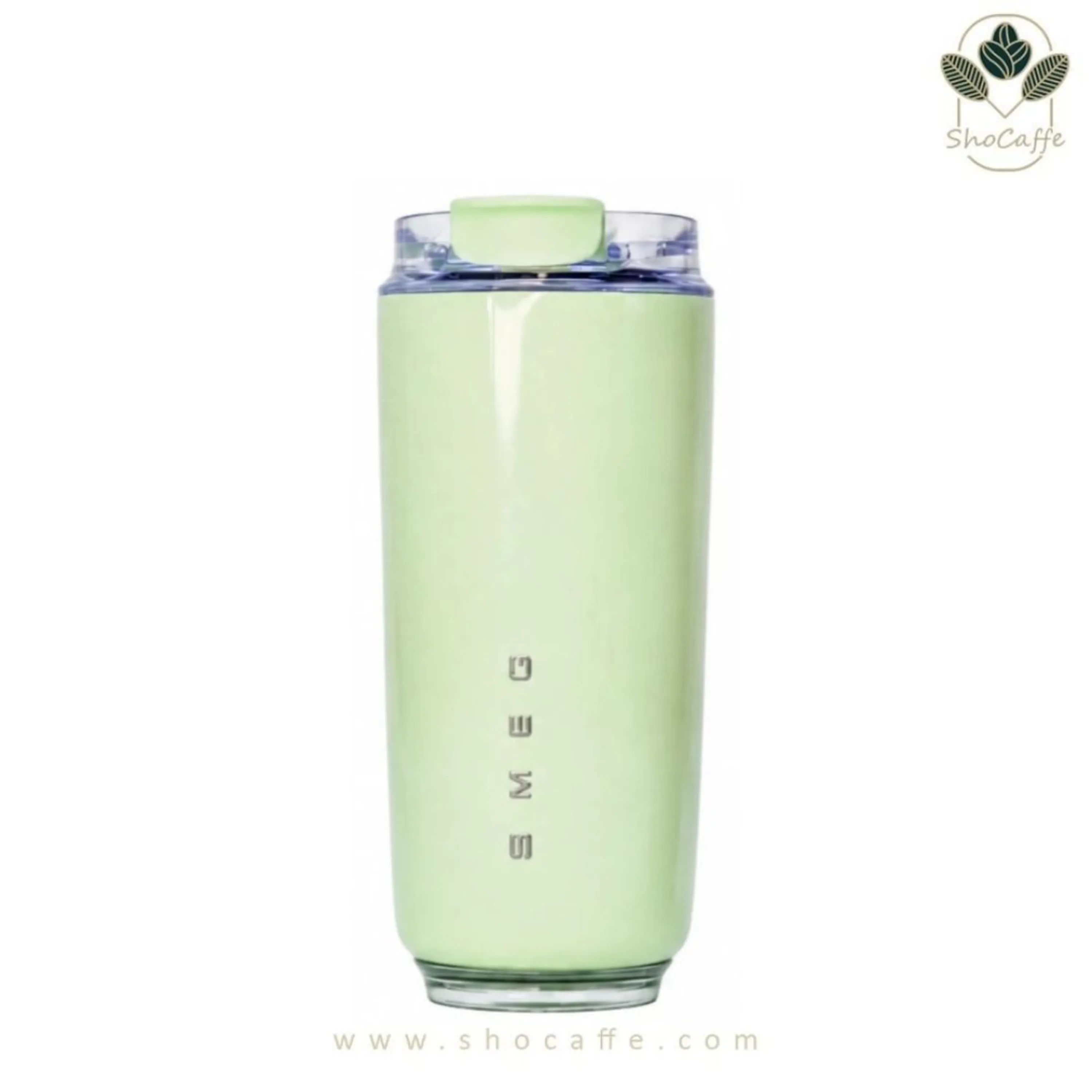 تراول ماگ اسمگ سبز پاستلی مدل Smeg-548 گنجایش 480 میلی لیتر-سایز بزرگ